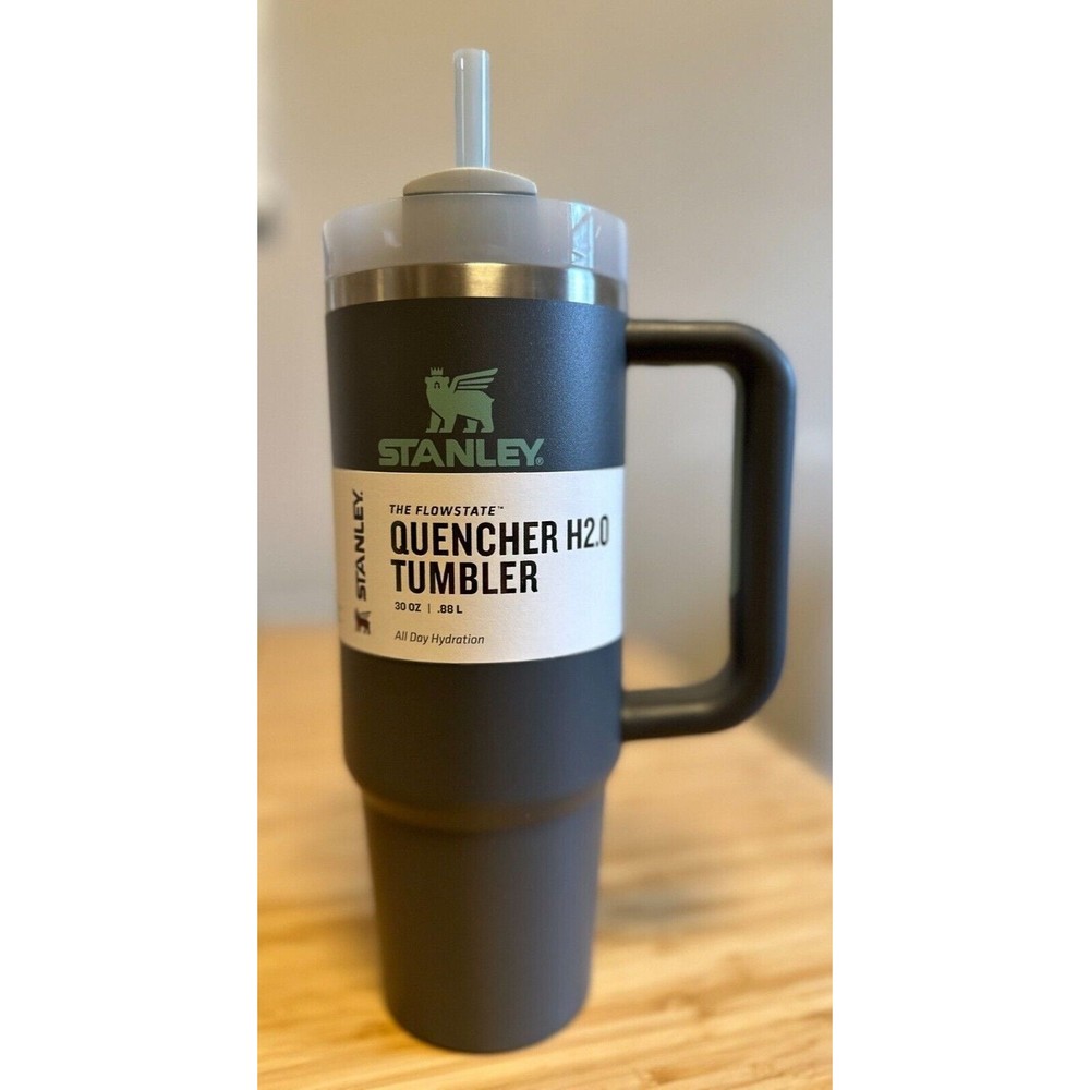 STANLEY THE QUENCHER H2.0 FLOWSTATE TUMBLER 30 OZ  CHARCOAL w/STRAW - BR…